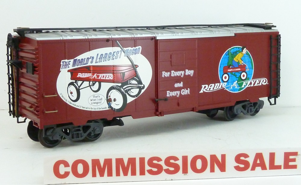 L40915 Steel Box Car Radio Flyer | Garden Railway Specialists Tel:01844  345158