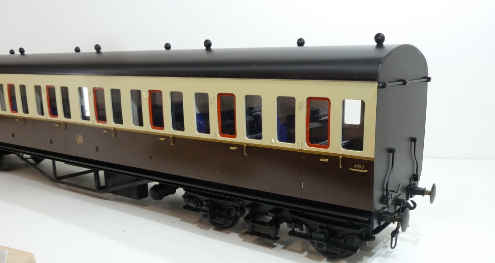 Gauge 3 GWR B Set Coaches | Garden Railway Specialists Tel:01844 345158