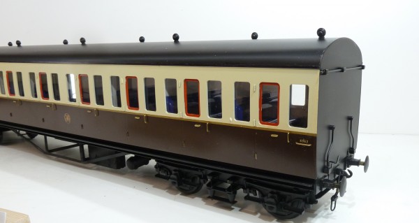 Gauge 3 GWR B Set Coaches | Garden Railway Specialists Tel:01844 345158