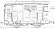 Tenmille G014 Talyllyn Railway Guard/Ticket Van