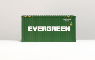 Evergreen 20 Container Corrugated Sides Green