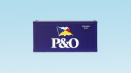 P&O 20 Container Smooth Sides Blue